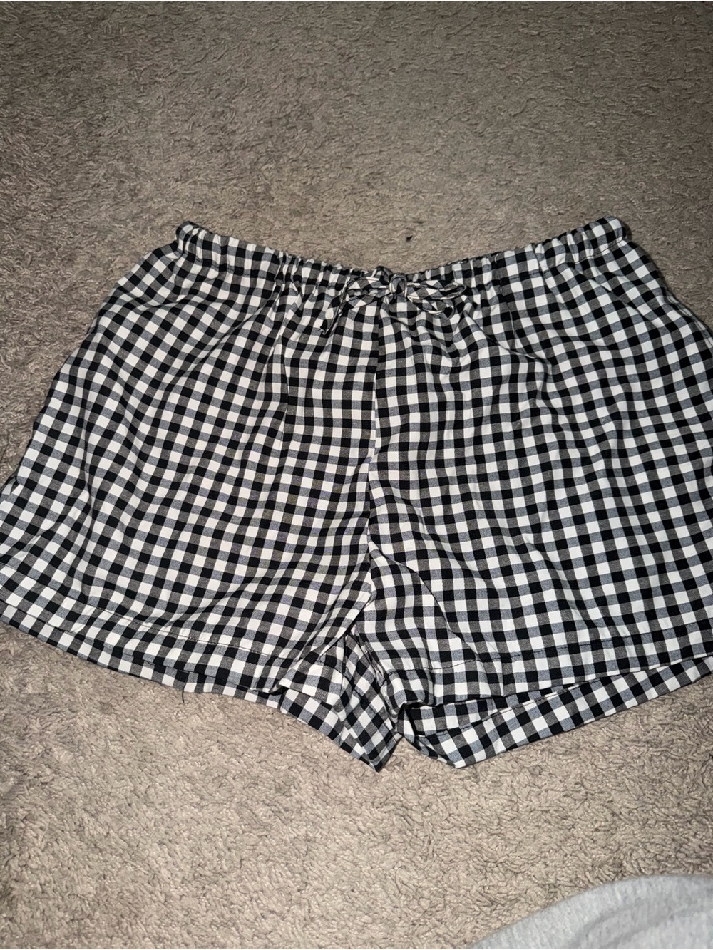 Womens Black & White Gingham checkered Women’s Shorts large new
Boxer shorts